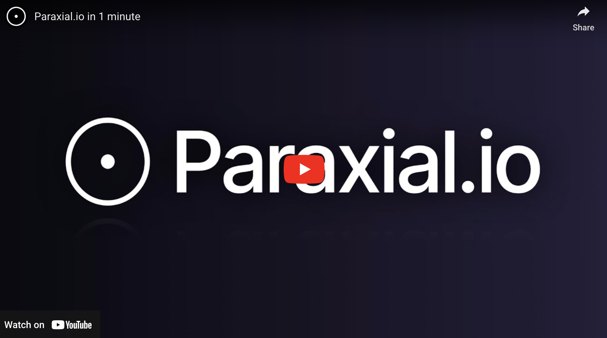 Paraxial.io in 1 minute